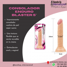 ENDURO 5 CONSOLADOR TAMAÑO PEQUEÑO DUAL ANAL Y VAGINAL SEXSHOP